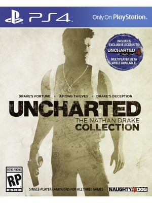 Naughty Dog Uncharted: The Nathan Drake Collection PS4 Aksiyon Macera Oyunu Türkçe Altyazı ve Dublaj