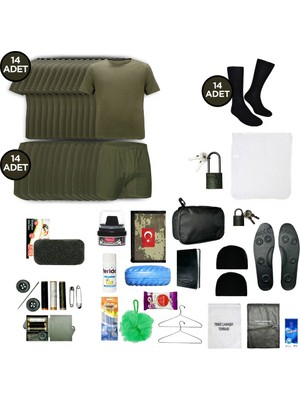 Askerimalzeme.com  14'lü Yazlık Ekonomik Jandarma Bedelli Asker Seti