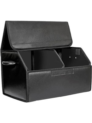 Meyzone Oto Bagaj Organizeri Deri Bagaj Kutu Çanta Katlanır Bagaj Çantası