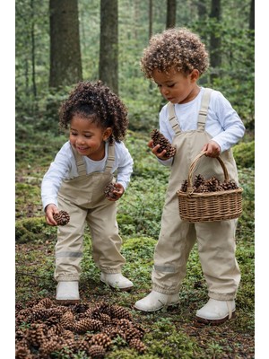 Mesabay Çocuk Yağmur Orman  Pantolonu Polarsız  Tulum