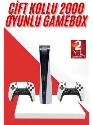 İntora Yeni Nesil 4K Hd 2.4g Kablosuz Kol 3000 Oyunlu Game Station Atari Game Box