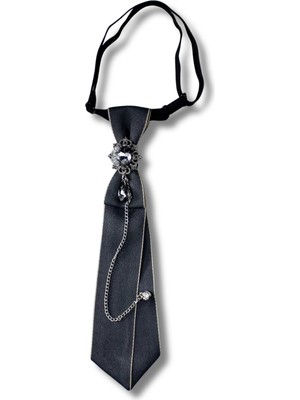 Omark Cotton Black Rouge Kadın Kravat