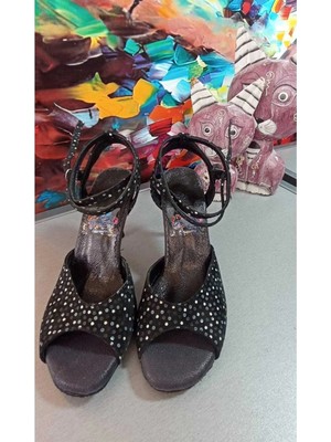 Bitangosu "rubi Adım" Tango, Dans ve Salon Ayakkabısı 8,5 cm 13 Pont Kelebek Model