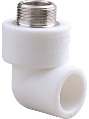 Mestore Pvc Boru Pprc Dış Dişli Dirsek 20X1/2'' 10 Adet - 45790346