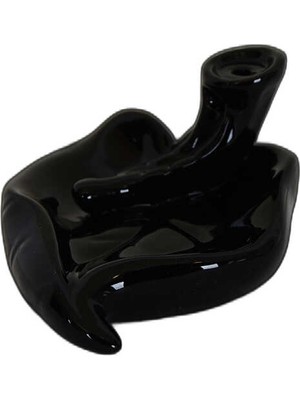 Geri Akış Buhurdanlık Tütsülük Seramik Kalp Siyah Backflow C0888 - OEM458-11085