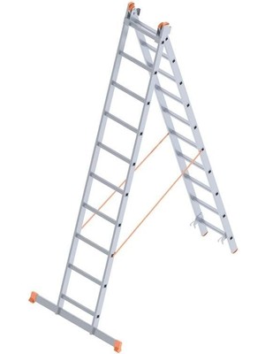 Mestore Saraylı 2X11 A Tipi Sürgülü Merdiven 6,02 Metre - 8695849009462