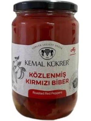 Nacario Kükrer Közlenmiş Kırmızı Biber Cam Kavanoz 720 cc