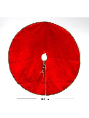 Nacario Yılbaşı Ağacı Örtüsü Kırmızı 120 Cm.