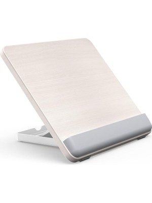 Nacario Taşınabilir Dizüstü Bilgisayar Standı Bilek Koruma Pedli Aayarlanabilir Yükseklik Kaymaz Padli Dizüstü Bilgisayar Standı/tablet/kitap ve Çizim Tabletleri ile Uyumludur