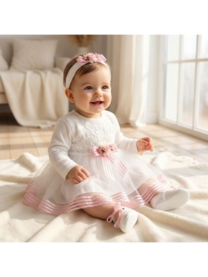 Babylia Kız Bebek  Tüllü Mevlütlük Set