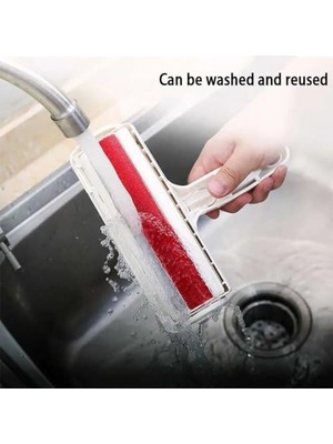 Nacario Tüy Toplayıcı 2 Yönlü Kazak Kıyafet Elbise Halı Yatak Kıl Toz Tüy Toplayıcı