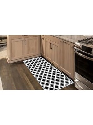 Nacario Carpet Kaymaz Taban Tezgah Önü Mutfak Paspası 50X150 cm No: 419