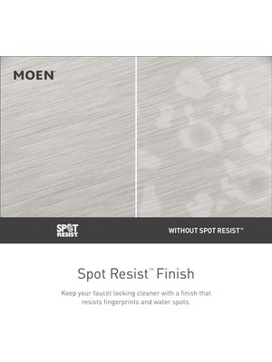 Nacario 84092SRN Ellicott 4 "lavabo Bataryası, Spot Dirençli Fırçalanmış Nikel