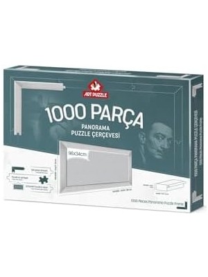 Nacario Gümüş 1000 Parça Panorama Demonte Puzzle Çerçevesi