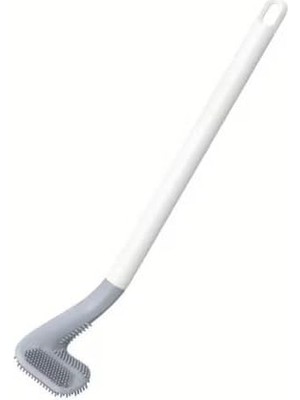 Nacario Bakgelal Ergonomik Tasarımlı Silikon Temizlik Fırçası (Beyaz)