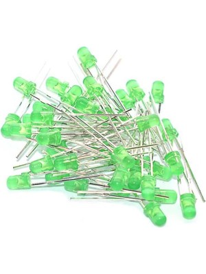 Nacario 5 mm Yeşil LED - 10 Adet