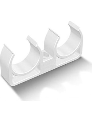 Mestore Pvc Boru Pprc Çiftli Kelepçe 20 mm 10 Adet - 45790328