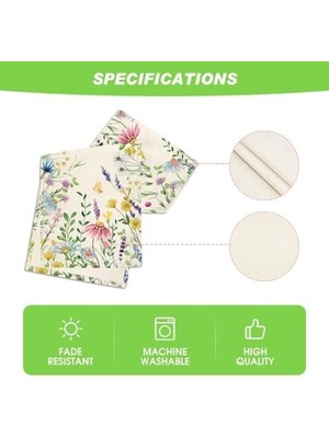 Nacario Bisiklet Zinciri Temizleyici, 33X183CM Çiçek Desenli Masa Örtüsü, Çiftlik Evi Tarzı Mutfak ve Yemek Masası Dekorasyonu, Iç ve Dış Mekan Kullanımı Için Parti ve Akşam Yemekleri Için