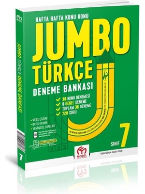 Nacario 7. Sınıf Jumbo Türkçe Deneme Bankası