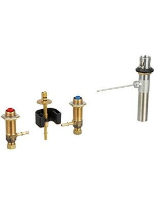 Nacario Pirinç Yaygın Banyo Lavabo Bataryası Tahliye Montajlı Kaba Vana, M-Pact Teknolojisi, 9000, 0.5, Pirinç