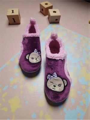 Gezer Çocuk Kışlık Pvc Rahat Taban Tek Cırt Cırtlı Ayarlanabilir Kemer Ev Okul Kreş Panduf Aya