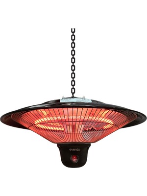 Evento Avize Tipi Yeni Nesil Isıtıcı – Kumandalı & Işıklı Tavan Isıtıcısı – Balkon, Kış Bahçesi, Kafe Vb.