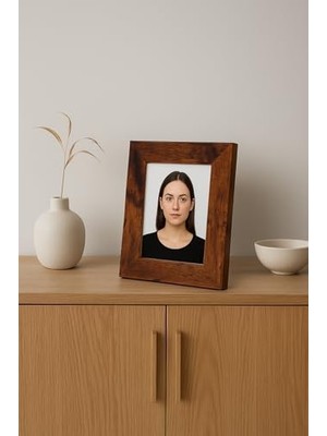 Nacario Ahşap Resim Çerçevesi 3'lü Set Halinde 5 x 7.6 cm Boyutunda