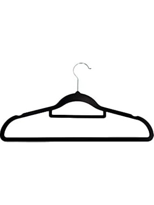 Nacario Premium Kadife Askı Pantolon Askısı Elbise Askısı Dolap Askı Yüksek Kalite Kadife Kıyafet Askısı (10)