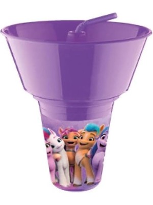 Nacario My Lisanslı Cips ve Mısır Kovalı Pipetli Bardak