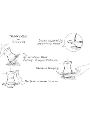 Nacario Suzanne 6 Kişilik Çay Takımı