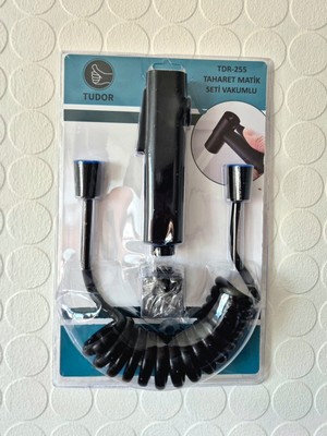 Tudor Taharet Matik Seti – Akordeon Hortumlu, Dayanıklı El Duşu, Duş Askılı Komple Set