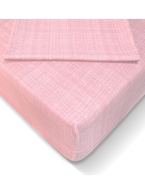Nacario 120X200 cm Lastikli Çarşaf Seti - Toz Pembe AT7605
