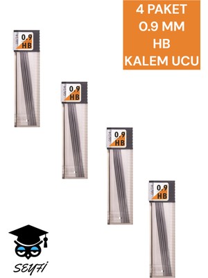 Tombow 4 Paket 0.9 mm Hb Kalem Ucu Çok Renkli Ölçüler ile Kullanıma Uygun