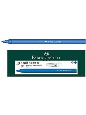 Nacario Iğne Uçlu Keçeli Kalem Seti, 10’lu, Mavi Renk, Havalandırmalı Kapak, Kağıt ve Karton Yüzeyler Için Uygun