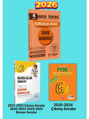 Ardışık Yayınları 6. Sınıf Bursluluk Sınavı Soru Bankası + Çıkmış Sorular ve Benzer Sorular Seti
