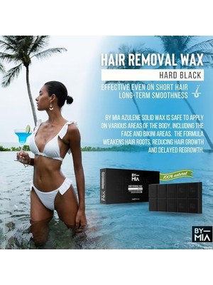 Nacario Epilasyon Kalıp Ağda Wax 500GR | Tüm Vücut, Yüz, Burun, Bikini Bölgesi | Kılların Köklerini Zayıflatır | Yeniden Büyümeyi Geciktirir | Uzun Süreli Pürüzsüzlük (500 Gr, Black)