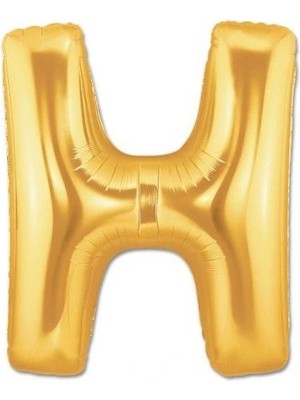 Tahtakale Altın Sarısı Folyo H Harfi Balon 1 Metre