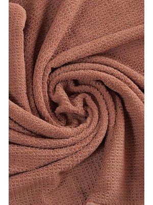 Nacario Tekstil | 50X90-70X140 cm 2'li Banyo Havlu SETI,%100 Pamuklu Havlu Takımı Kiremit