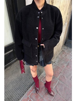 Mery Mery Boutique Astarlı Yumuşak Kürk Kadın Ceket Mont