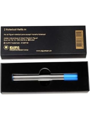 Nacario Piguet Genève - Tükenmez Kalem - Mavi - (2 Adet)