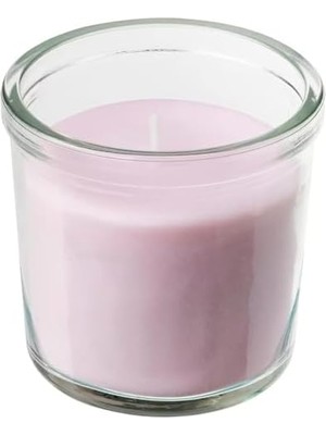 Nacario Lugnare Cam Içinde Kokulu Mum, (Yasemin/pembe), Çap: 7,5 cm
