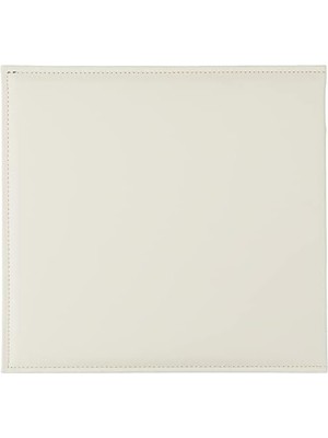 Nacario 30,48 cm x 30,48 cm Albüm Düğün Albümü Kremsi Beyaz Deri