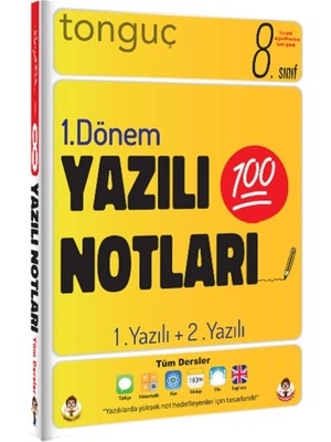 Nacario 8. Sınıf Yazılı Notları 1. Dönem 1 ve 2. Yazılı