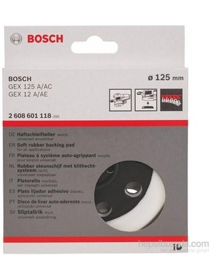 Mestore Bosch Gex 125 A/ac Soft Taban 0 2608 601 118 - 3165140219495