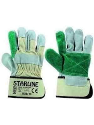 Nacario E-110192C-SR Yanmaz Deri Iş Eldiveni