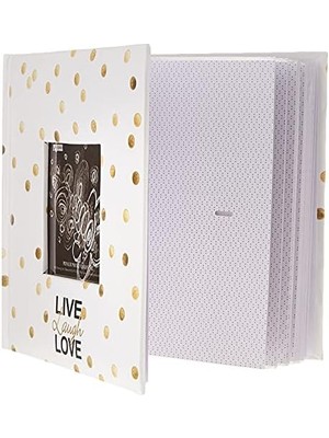 Nacario Albums EV-246/L Live Laugh 200 Pkt 4x6 Album Fotoalbum Papier