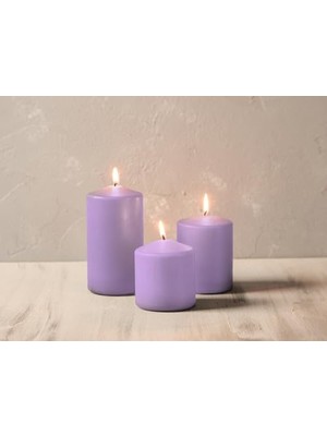 Nacario Blok Mum Lila 7X14 Cm, Tekli