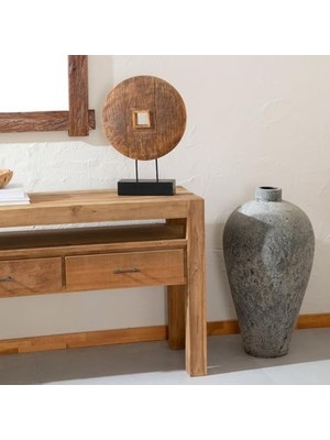 Nacario Tenggara Standlı Dekoratif Obje 44 cm Natural