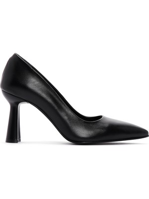 Derimod Kadın Siyah Topuklu Deri Stiletto 26PFD130518