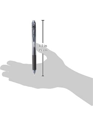 Nacario Energelx Sıvı Jel Tükenmez Kalem, 0,25 Mm, Iğne Uçlu, Siyah